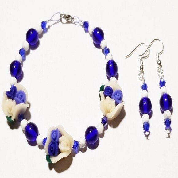 Blue Rose Set - Picture 1 of 1